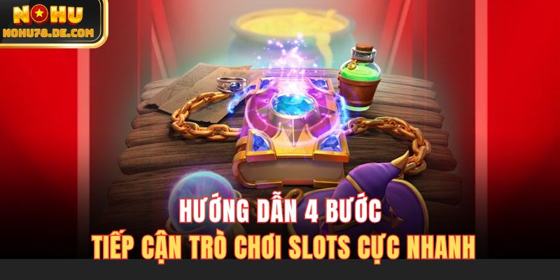 Hướng dẫn 4 bước tiếp cận trò chơi slots cực nhanh